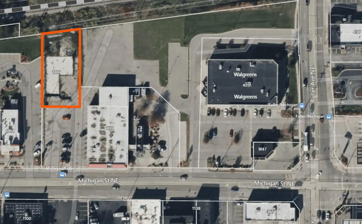Pictures of Land property located at 1109 Michigan Street Northeast, Grand Rapids, MI 49503 for sales - image #1