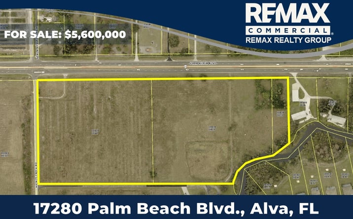 Pictures of Land property located at 17280 PALM BEACH BLVD, ALVA, FL 33920 for sales - image #1