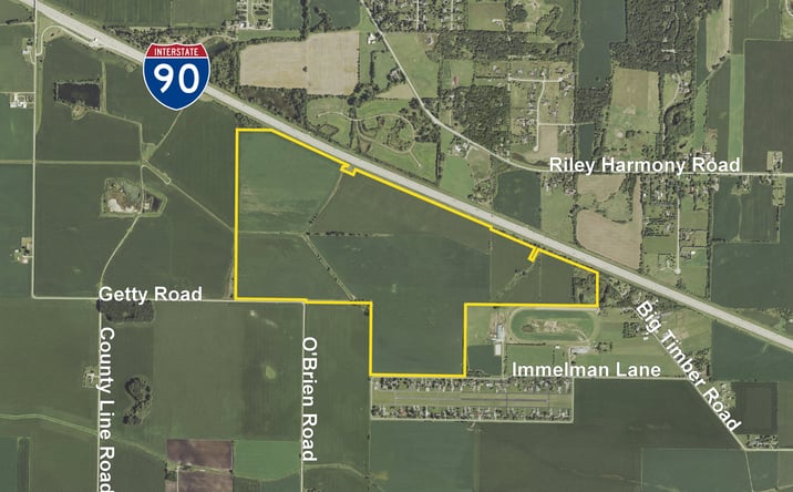 Pictures of Land property located at Interstate 90, Hampshire, IL 60140 for sales - image #1