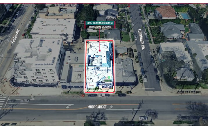 Pictures of Retail, Multifamily, Office, Mixed Use property located at 13257-13259 Moorpark St, Sherman Oaks, CA 91423 for sales - image #1