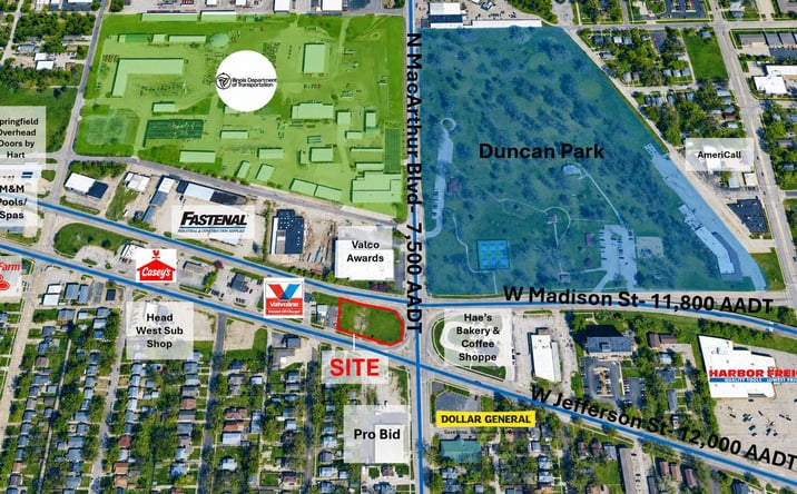 Pictures of Land property located at 1005 W. Jefferson St, Springfield, IL 62702, 1019 W. Jefferson St, Springfield, IL 62702 for sales - image #1