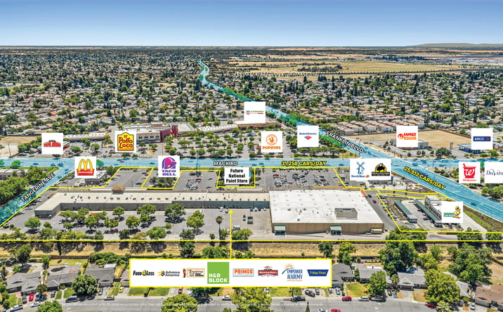 Pictures of Retail property located at 4551-4701 Mack Road, Sacramento, CA 95823 for sales - image #1