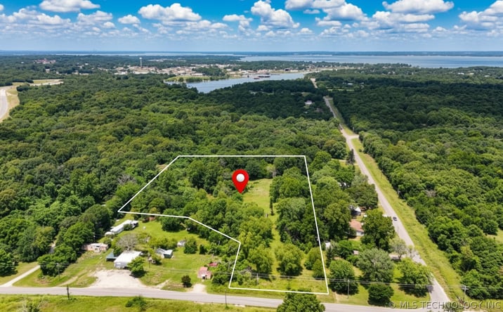 Pictures of Land property located at 330 E 1210 Road, Eufaula, OK 74432 for sales - image #1