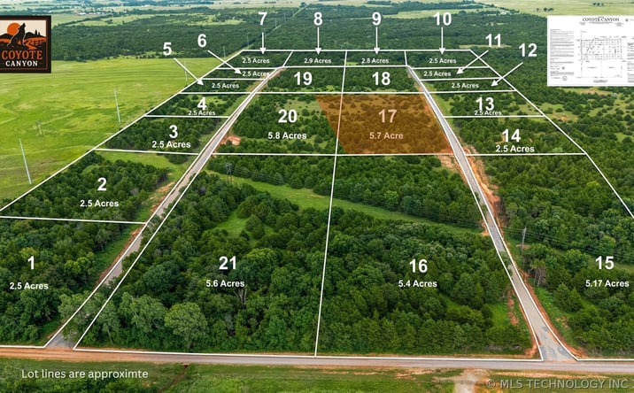 Pictures of Land property located at 17 Anvil Way, Agra, OK 74824 for sales - image #1