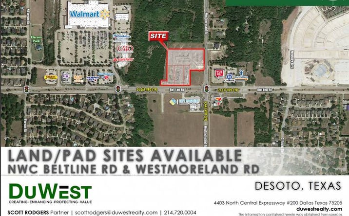 Pictures of Land property located at 3340 West Wheatland Road, Dallas, TX 75237 for sales - image #1