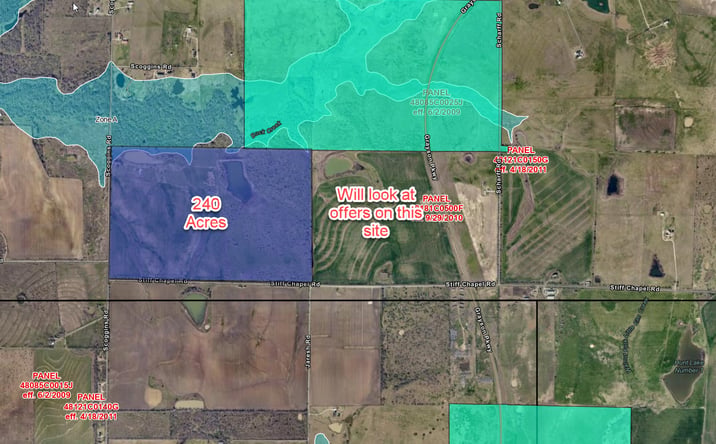 Pictures of Land property located at 3109 Stiff Chapel Road, Gunter, TX 76261 for sales - image #1