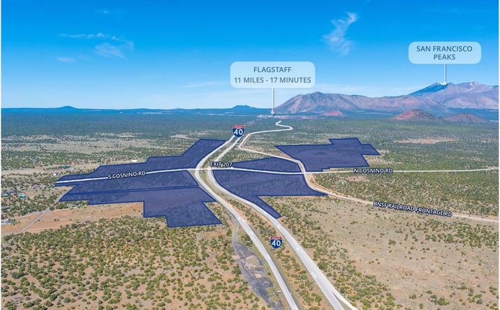 Pictures of Land property located at I-40 & Cosnino Road Interchange, Exit 207, Flagstaff, AZ 86004 for sales - image #1