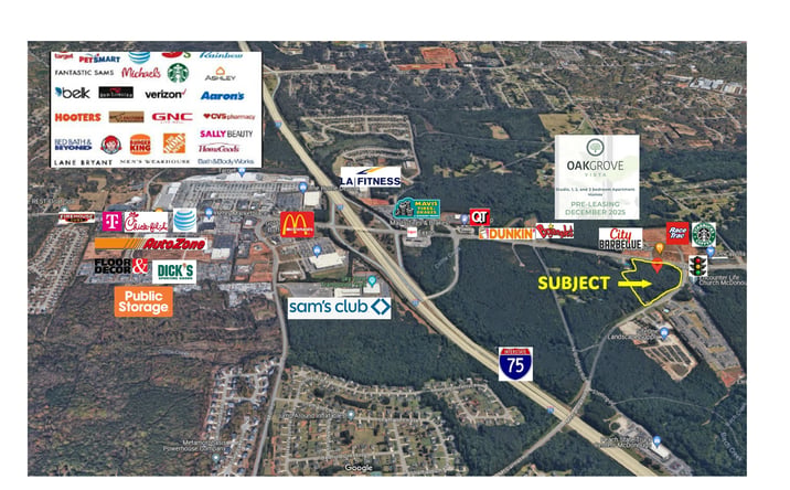 Pictures of Land property located at 1199 Jonesboro Rd, Mcdonough, GA 30253 for sales - image #1