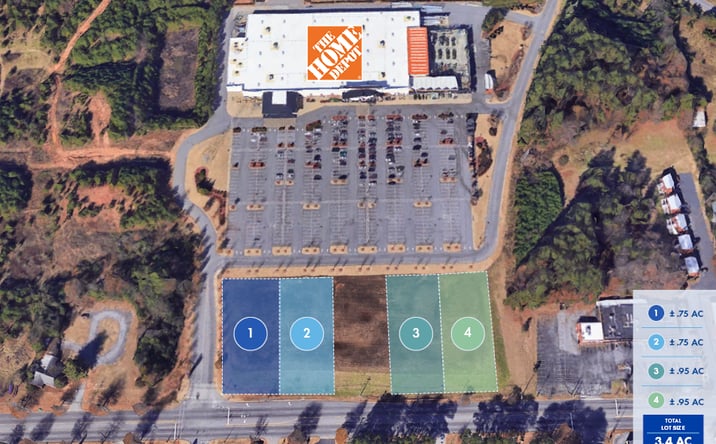 Pictures of Retail property located at 2300 East Main Street, Spartanburg, SC 29307 for sales - image #1