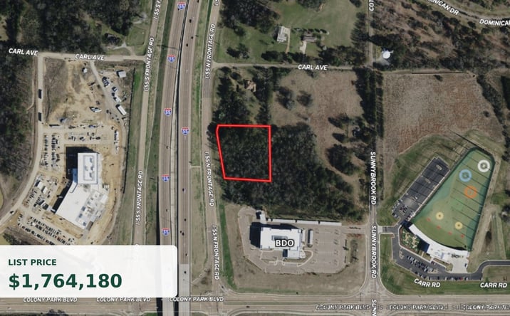 Pictures of Land property located at 127 Carl Avenue, Ridgeland, MS 39157-1819, Interstate 55 North Frontage Road, Ridgeland, MS 35555 for sales - image #1