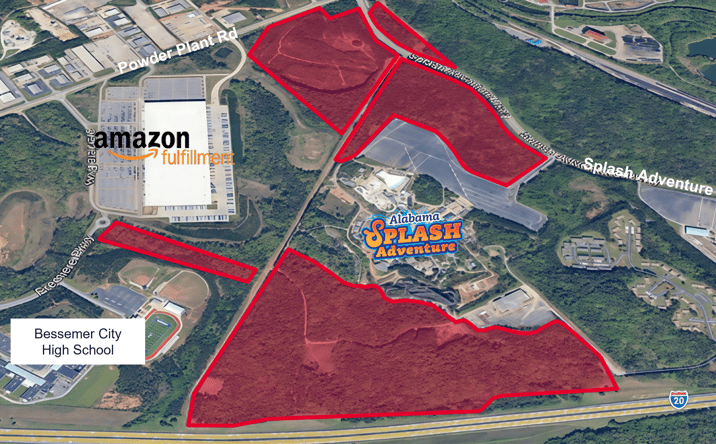 Pictures of Industrial, Mixed Use, Land property located at 4599 Splash Adventure Parkway, Bessemer, AL 35022 for sales - image #1