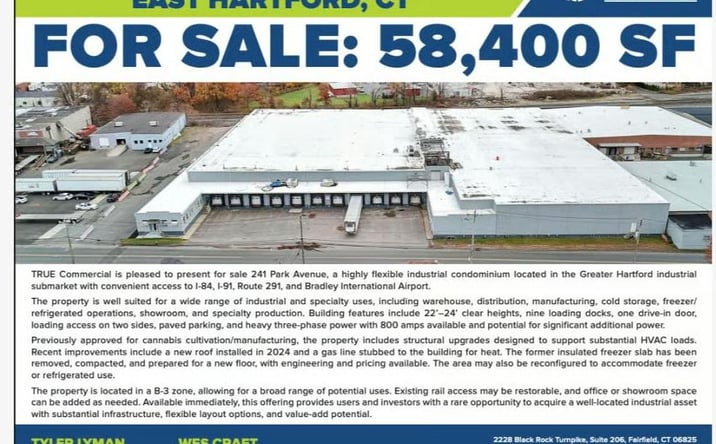 Pictures of Industrial property located at 241 Park Avenue, East Hartford, CT 06108 for sales - image #1