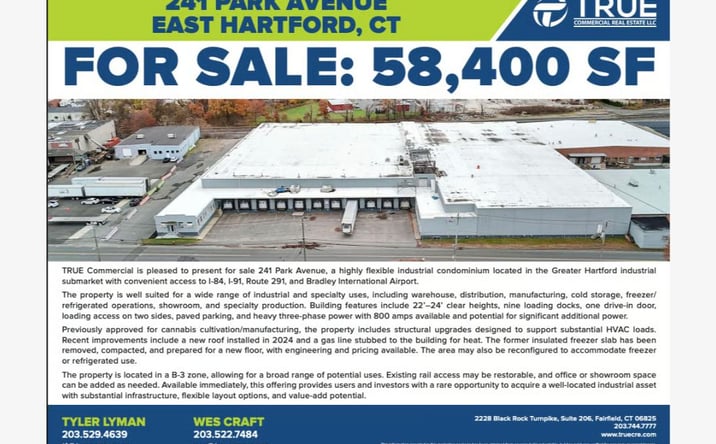 Pictures of Industrial property located at 241 Park Avenue, East Hartford, CT 06108 for sales - image #1