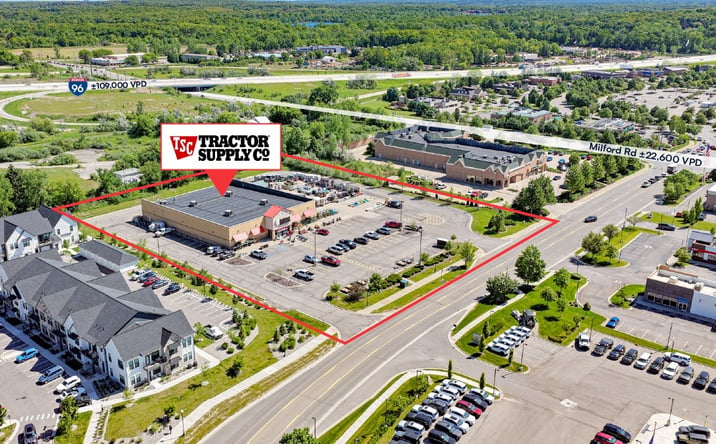 Pictures of Retail property located at 57184 Lyon Center Drive, New Hudson, MI 48165 for sales - image #1