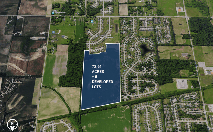 Pictures of Land property located at 3600 North Carroll Road, Indianapolis, IN 46235 for sales - image #1