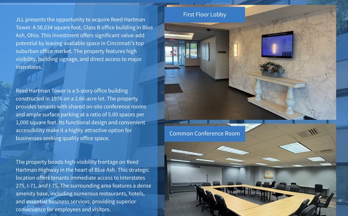 Pictures of Office property located at 11353 Reed Hartman Hwy, Blue Ash, OH 45241 for sales - image #1