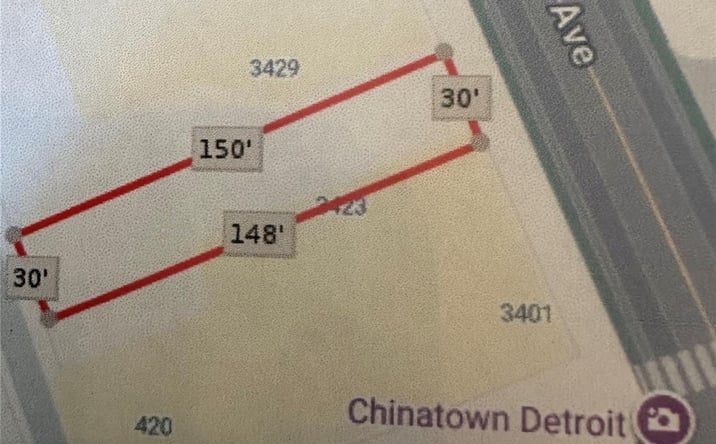 Pictures of Land property located at 3423 Cass Avenue, Detroit, MI 48201 for sales - image #1
