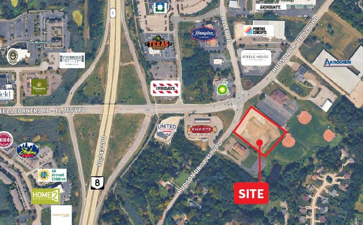 Pictures of Land property located at 4137-4141 Hudson Drive, Stow, OH 44224 for sales - image #1