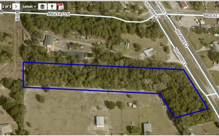Pictures of Land, Mixed Use, Multifamily property located at 0000 Us Hwy 1 Highway, Mims, FL 32754 for sales - image #1