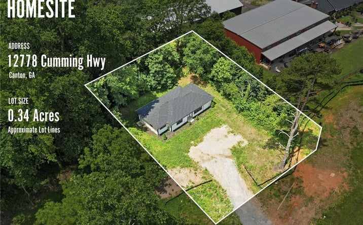 Pictures of Mixed Use, Office, Land, Retail property located at 12778 Cumming Highway Highway, Canton, GA 30115 for sales - image #1