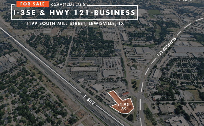 Pictures of Land property located at 1199 South Mill Street, Lewisville, TX 75057 for sales - image #1