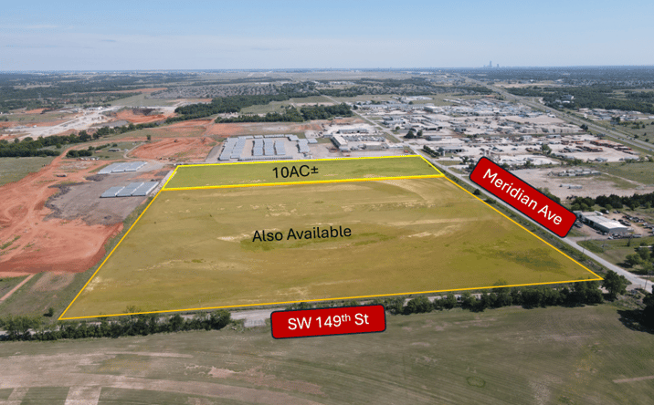 Pictures of Land property located at NWC of SW 149th St & Meridian Ave, Oklahoma City, OK 73173 for sales - image #1