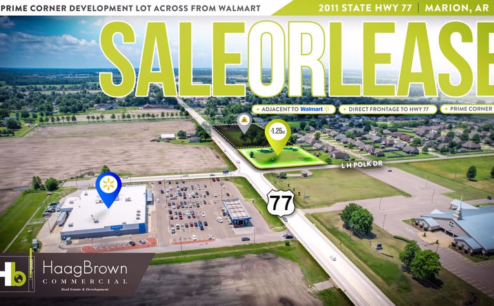 Pictures of Retail, Office, Land property located at 2011 State Highway 77, Marion, AR 72364 for sales - image #1