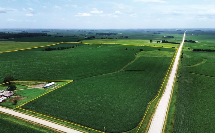 Pictures of Land property located at Douglas Ave. at 260th St., Parkersburg, IA 50601 for sales - image #1