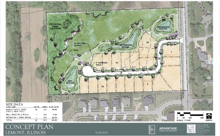 Pictures of Land, Multifamily property located at 12100 Bell Road, Lemont, IL 60439 for sales - image #1