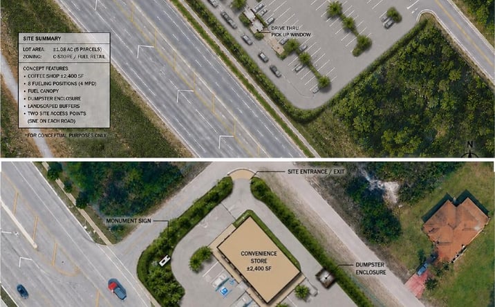 Pictures of Land property located at 2500 Meadow Road, Lehigh Acres, FL 33974 for sales - image #1