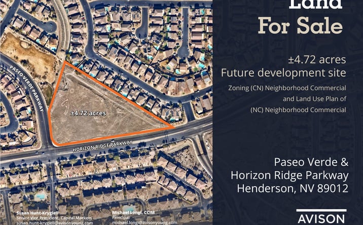 Pictures of Land property located at Paseo Verde Parkway & W. Horizon Ridge Parkway, Henderson, NV 89012 for sales - image #1