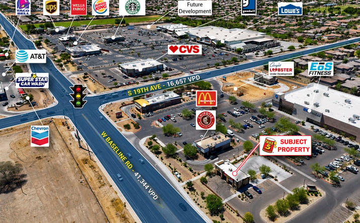 Pictures of Retail property located at 1818 West Baseline Road, Phoenix, AZ 85041 for sales - image #1