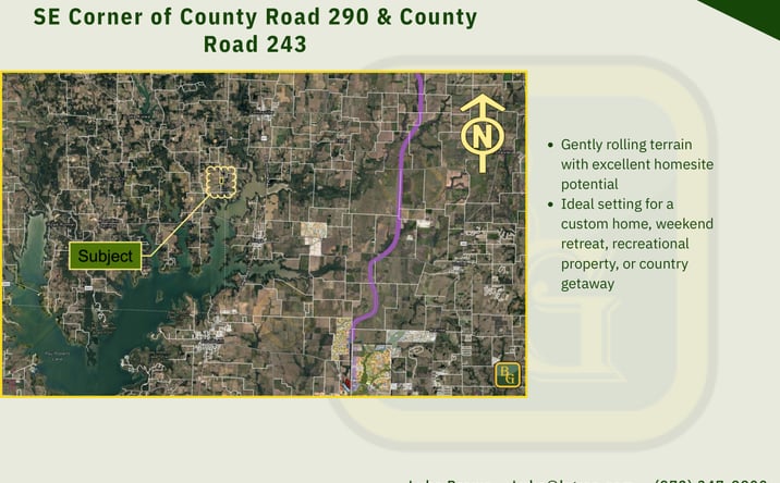 Pictures of Land property located at SE Corner of County Road 290 & County Road 243, Tioga, TX 78861 for sales - image #1