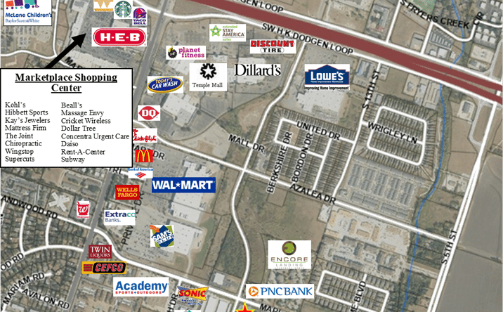 Pictures of Retail, Office, Mixed Use property located at 1005 Marlandwood Road, Temple, TX 76502 for sales - image #1