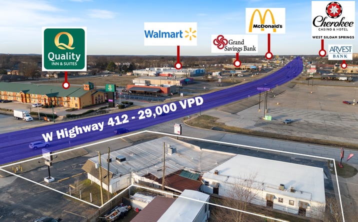 Pictures of Retail, Office property located at 1245 HWY 412 W, SILOAM SPRINGS, AR 72761-4520 for sales - image #1