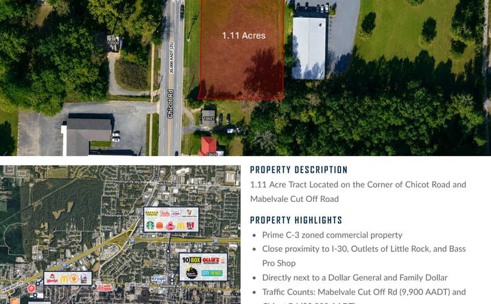 Pictures of Land property located at 10501 Chicot Road, Little Rock, AR 72209 for sales - image #1