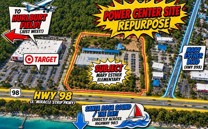 Pictures of Retail, Land, Special Purpose property located at 320 E MIRACLE STRIP PKWY, MARY ESTHER, FL 32569-1926 for sales - image #1