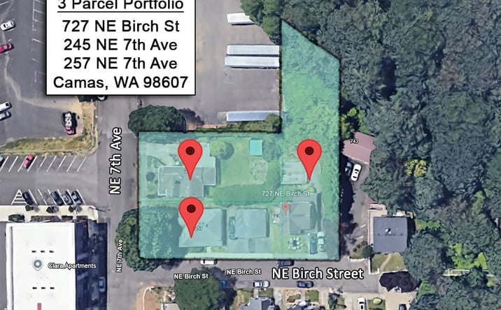 Pictures of Retail, Multifamily, Mixed Use property located at 727 Northeast Birch Street, Camas, WA 98607 for sales - image #1