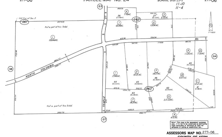 Pictures of Land property located at 277-061-01-00-6 N Colombia, California City, CA 93505 for sales - image #1