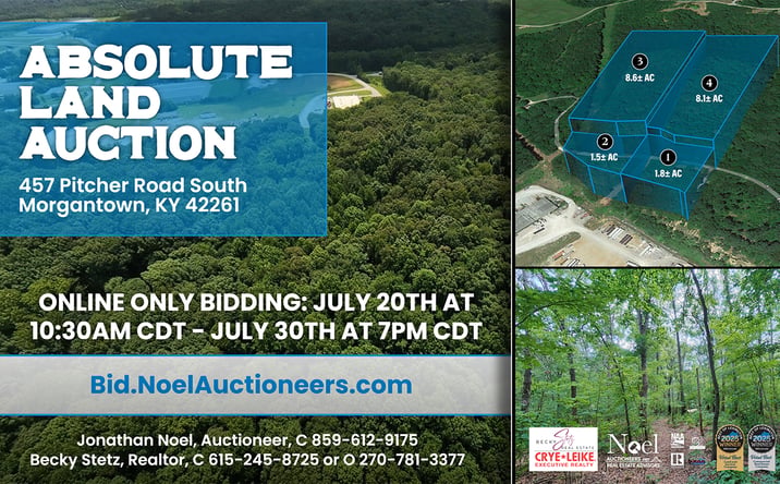 Pictures of Industrial, Land property located at PITCHER RD S, MORGANTOWN, KY 42261 for sales - image #1