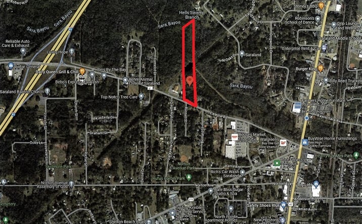 Pictures of Land property located at 304 CELESTE RD, SARALAND, AL 36571 for sales - image #1
