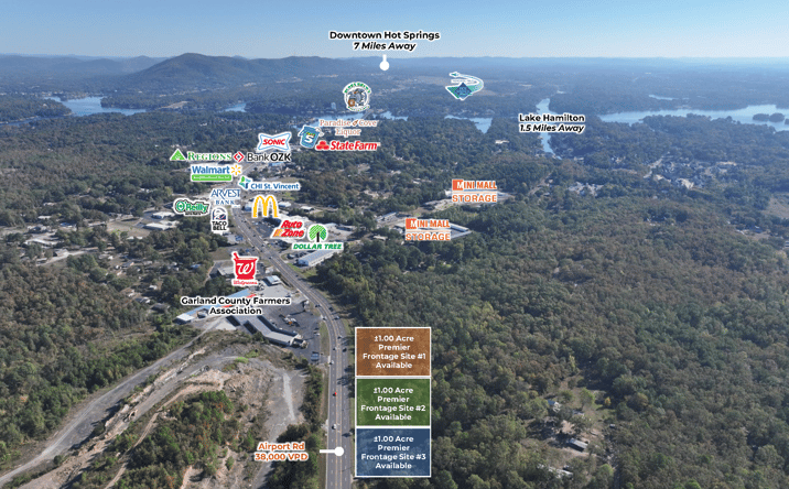 Pictures of Land property located at 1880 Airport Road, Hot Springs, AR 71913 for sales - image #1