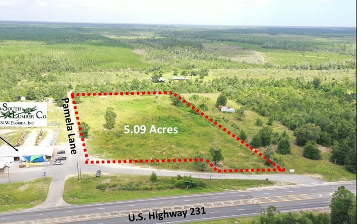 Pictures of Land property located at 12810 U.S. 231, Youngstown, FL 32466 for sales - image #1