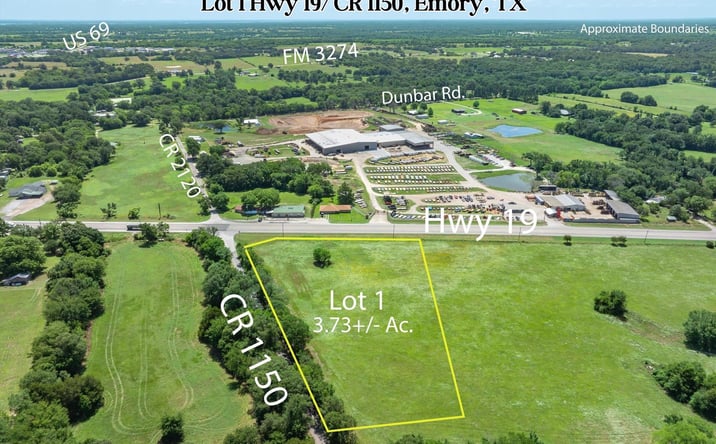 Pictures of Land property located at State Hwy 19 & RS CR 1150, Emory, TX 75440 for sales - image #1