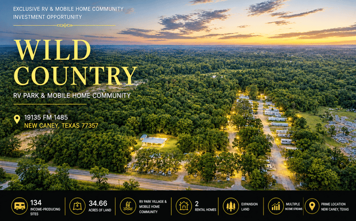 Pictures of Multifamily, Mobile Home Park property located at 19135 FM 1485, NEW CANEY, TX 77357 for sales - image #1