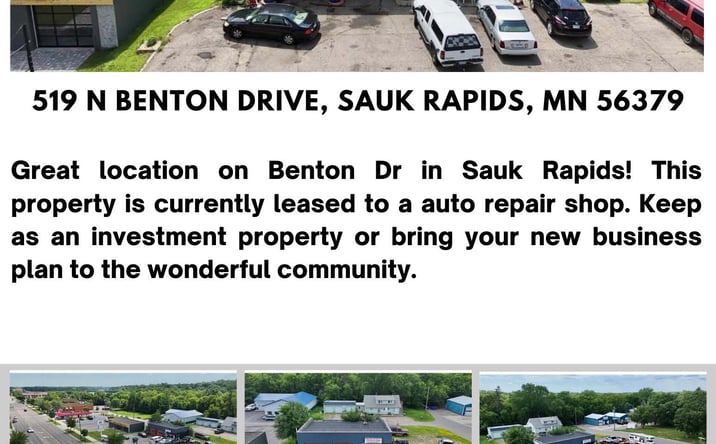 Pictures of Retail property located at 519 N Benton Drive, Sauk Rapids, MN 56379 for sales - image #1