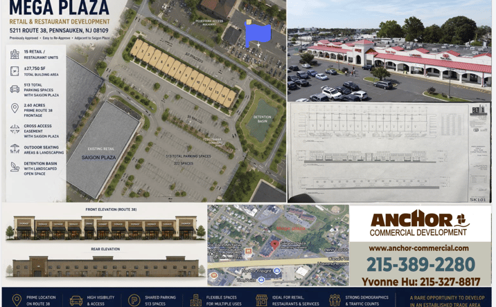 Pictures of Retail, Land property located at 5211 New Jersey 38, Pennsauken, NJ 08109 for sales - image #1
