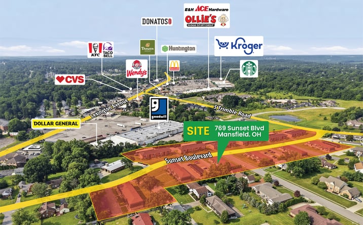 Pictures of Multifamily property located at 769 Sunset Boulevard, Mansfield, OH 44907 for sales - image #1