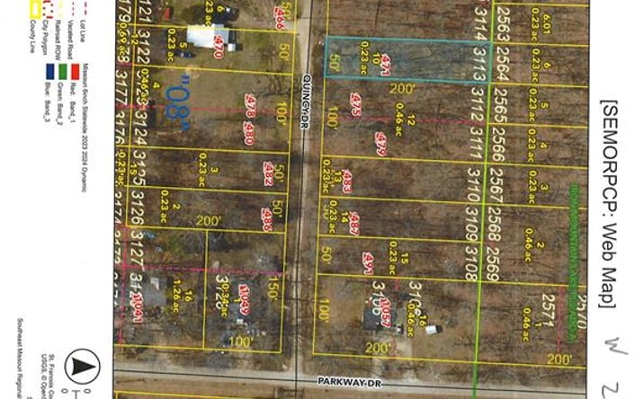 Pictures of Land property located at lot 3113 Quincy Dr, Bismarck, MO 63624 for sales - image #1