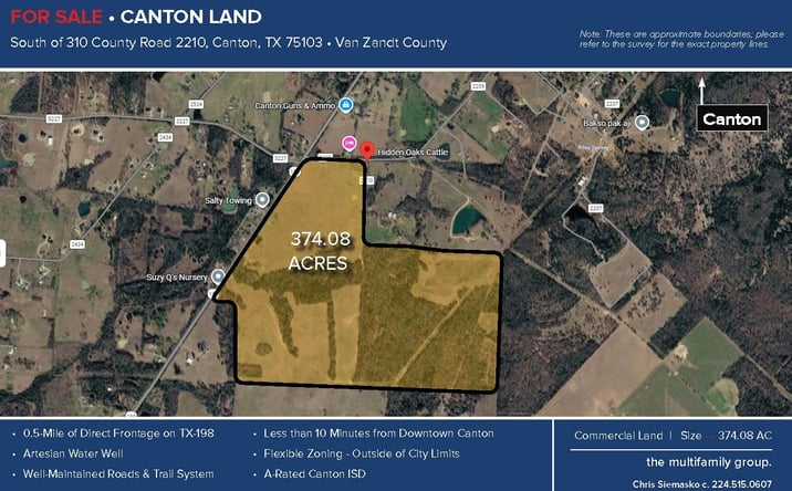 Pictures of Land property located at South of 310 County Road 2210, Canton, TX 75103 for sales - image #1